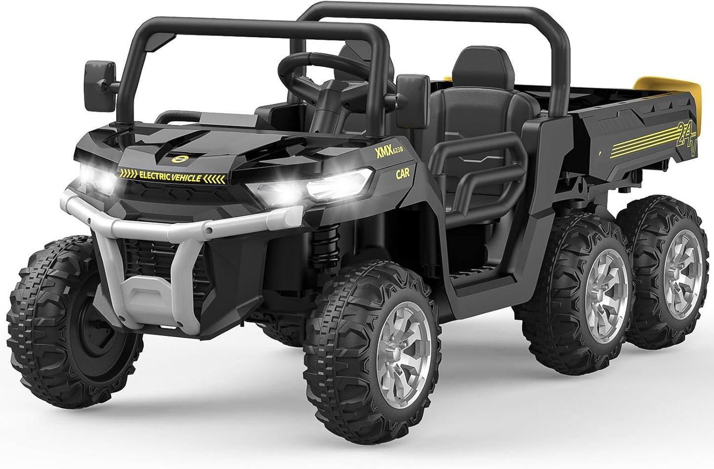 Garvee 24V Ride On Dump Truck for Kids, 4 x 75W Motors