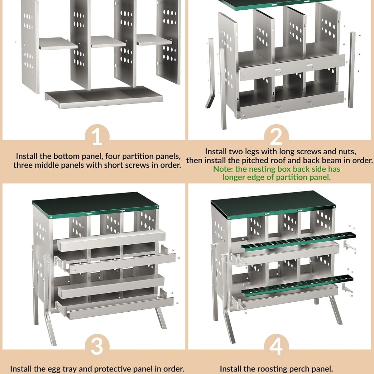 Garvee Chicken Nesting Box for Laying Eggs