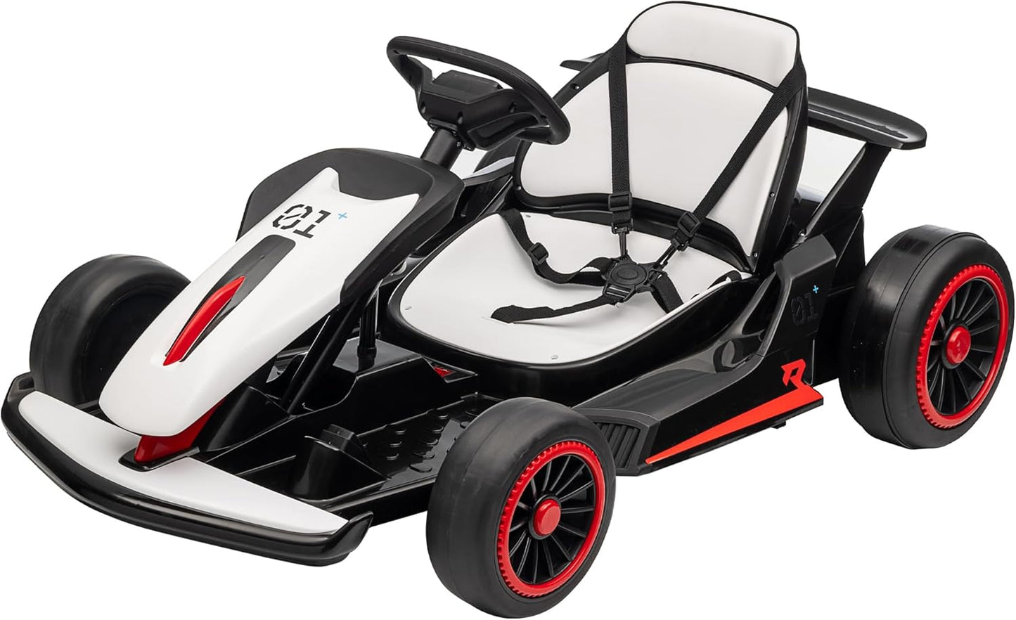 Garvee Kids Electric Drift Go-Kart, 24V 7AH Battery, 2*150W Motors, Outdoor Ride On Toy