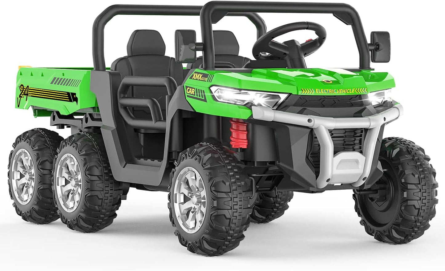 Garvee 24V Ride On Dump Truck for Kids, 4 x 75W Motors