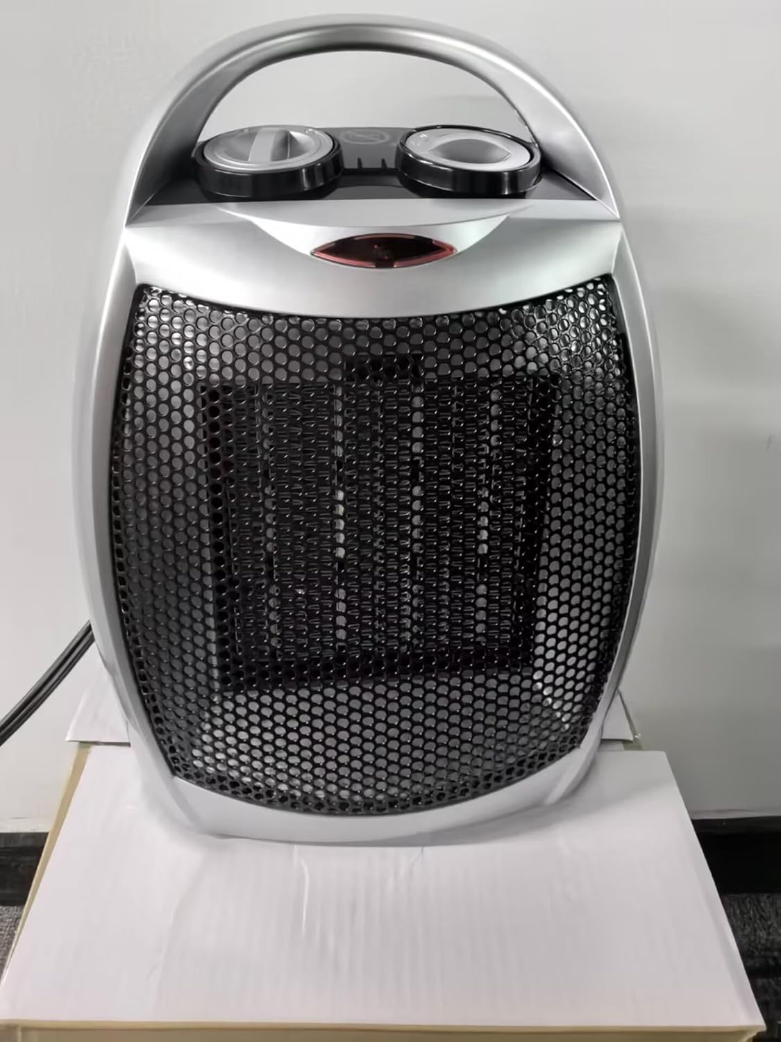 Riedhoff Electric Space Heater 1500W/750W, 2-in-1 Fast Heating Ceramic Desk Heater & Fan