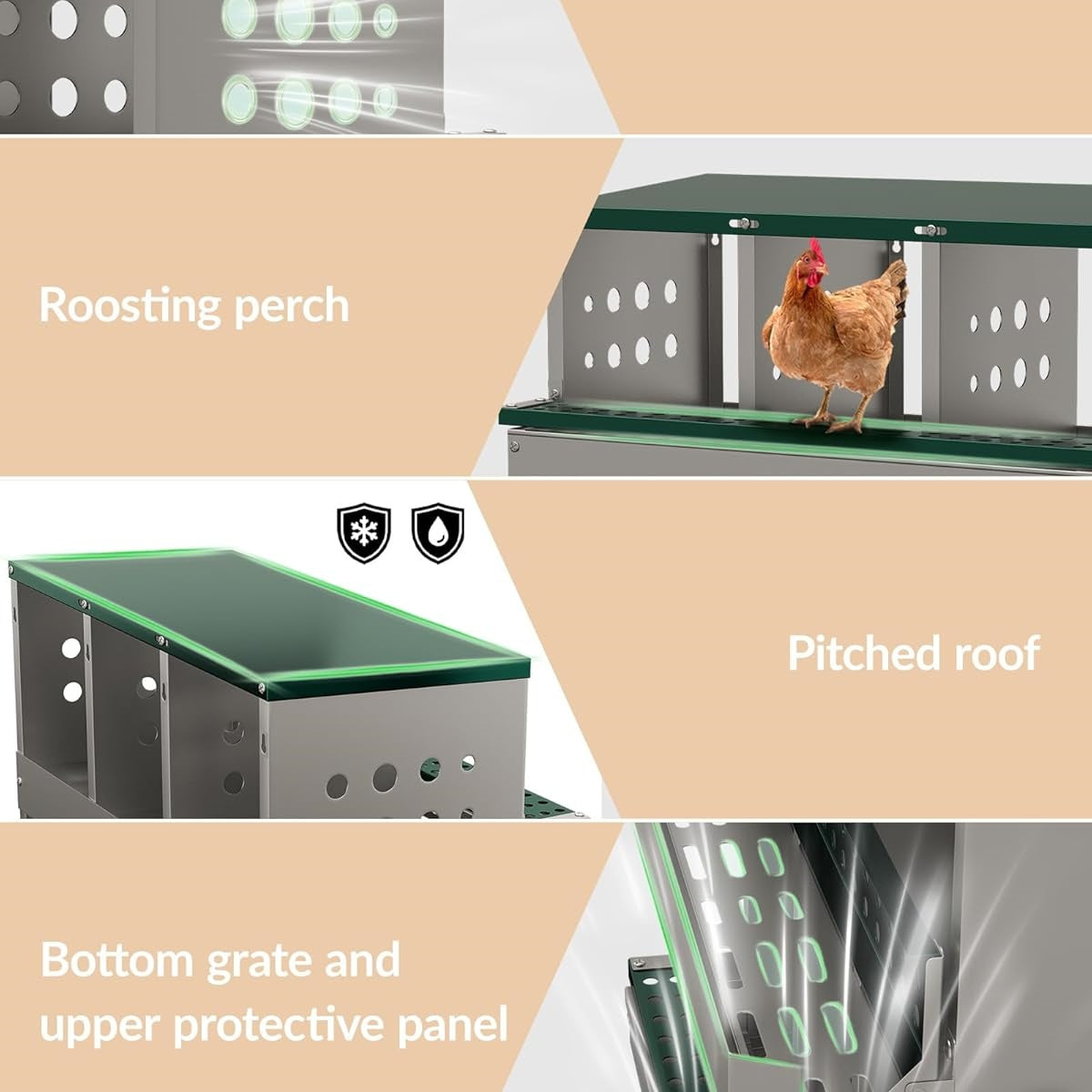Garvee Chicken Nesting Box for Laying Eggs