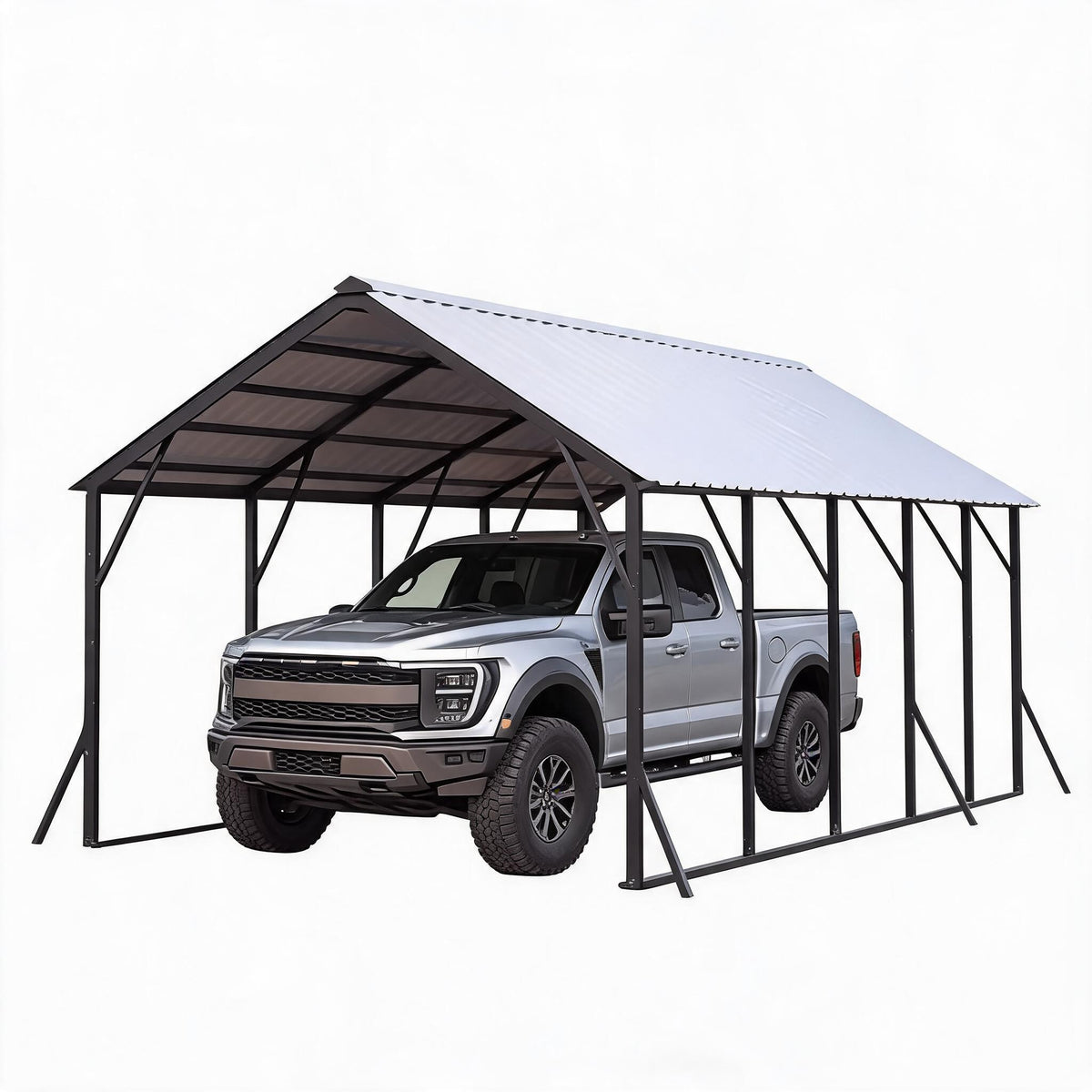 Garvee Metal Carport, Heavy-Duty