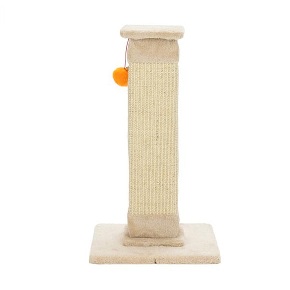 BEESCLOVER 21 inch  Cat Pet Climbing Frame with Ball Climbing Mount Beige