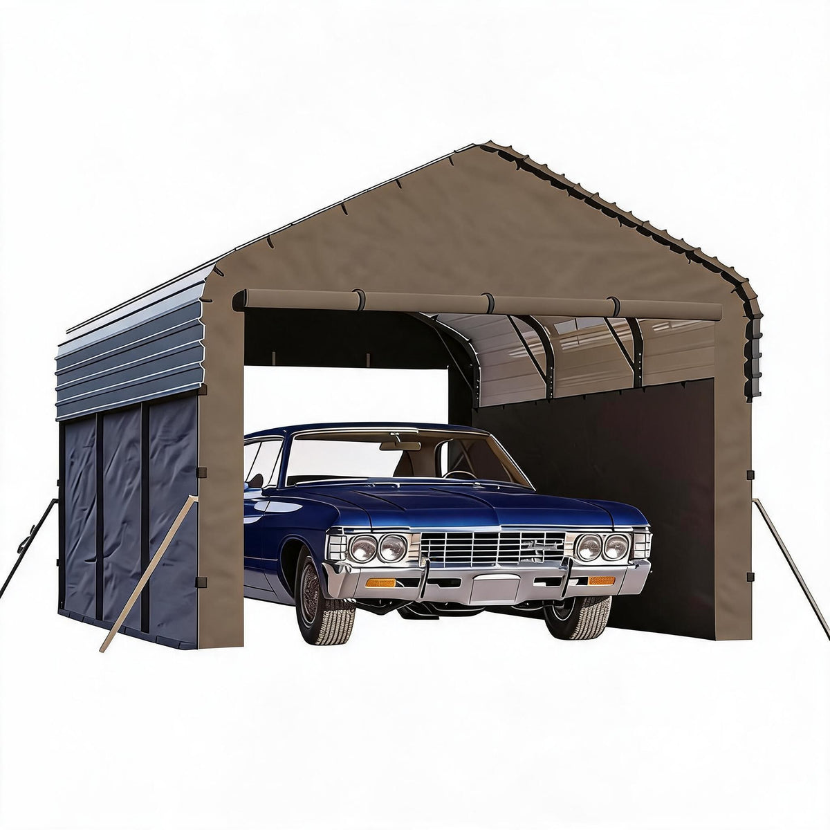 Garvee Metal Carport, Heavy-Duty