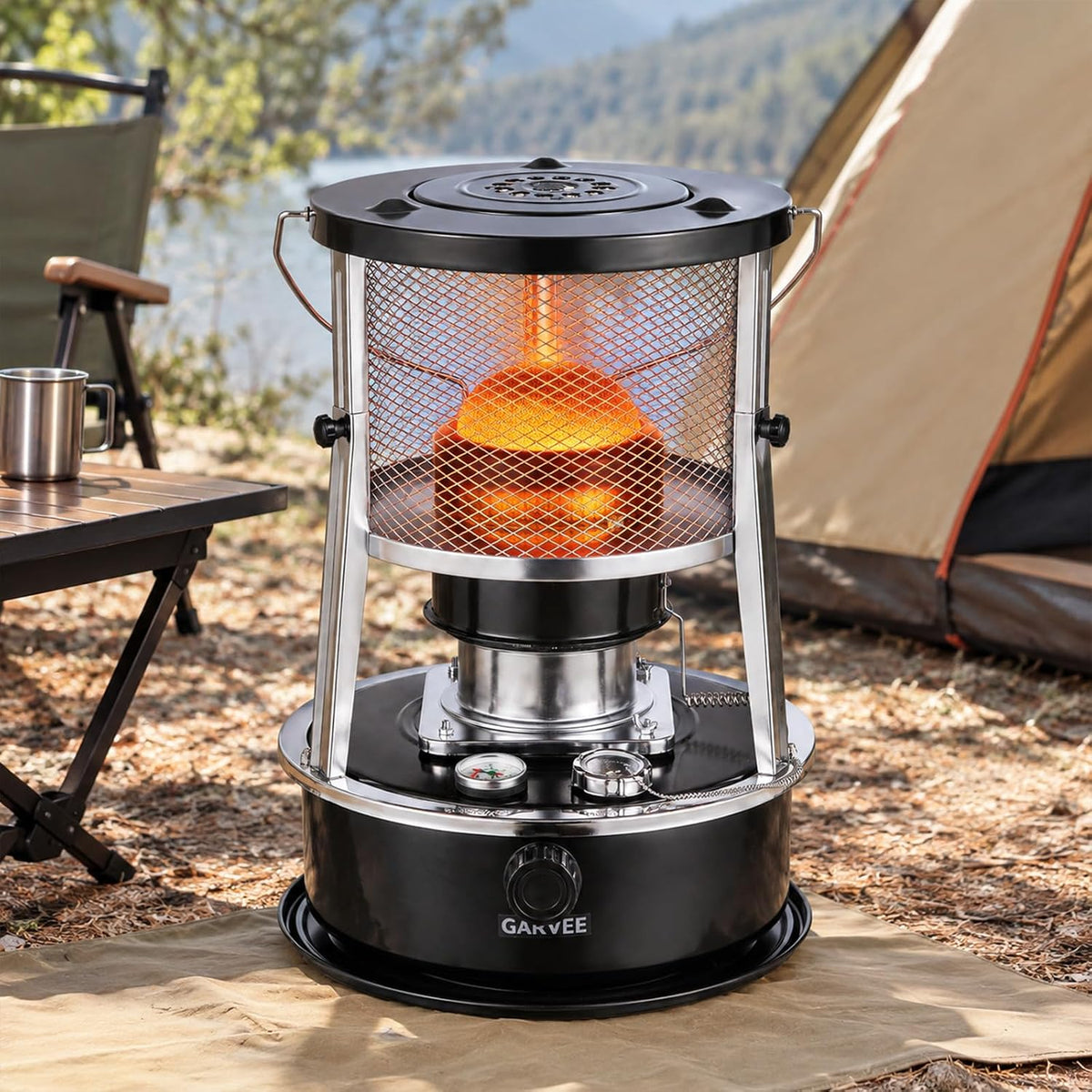 Riedhoff Portable Kerosene Heater, with Stove Top