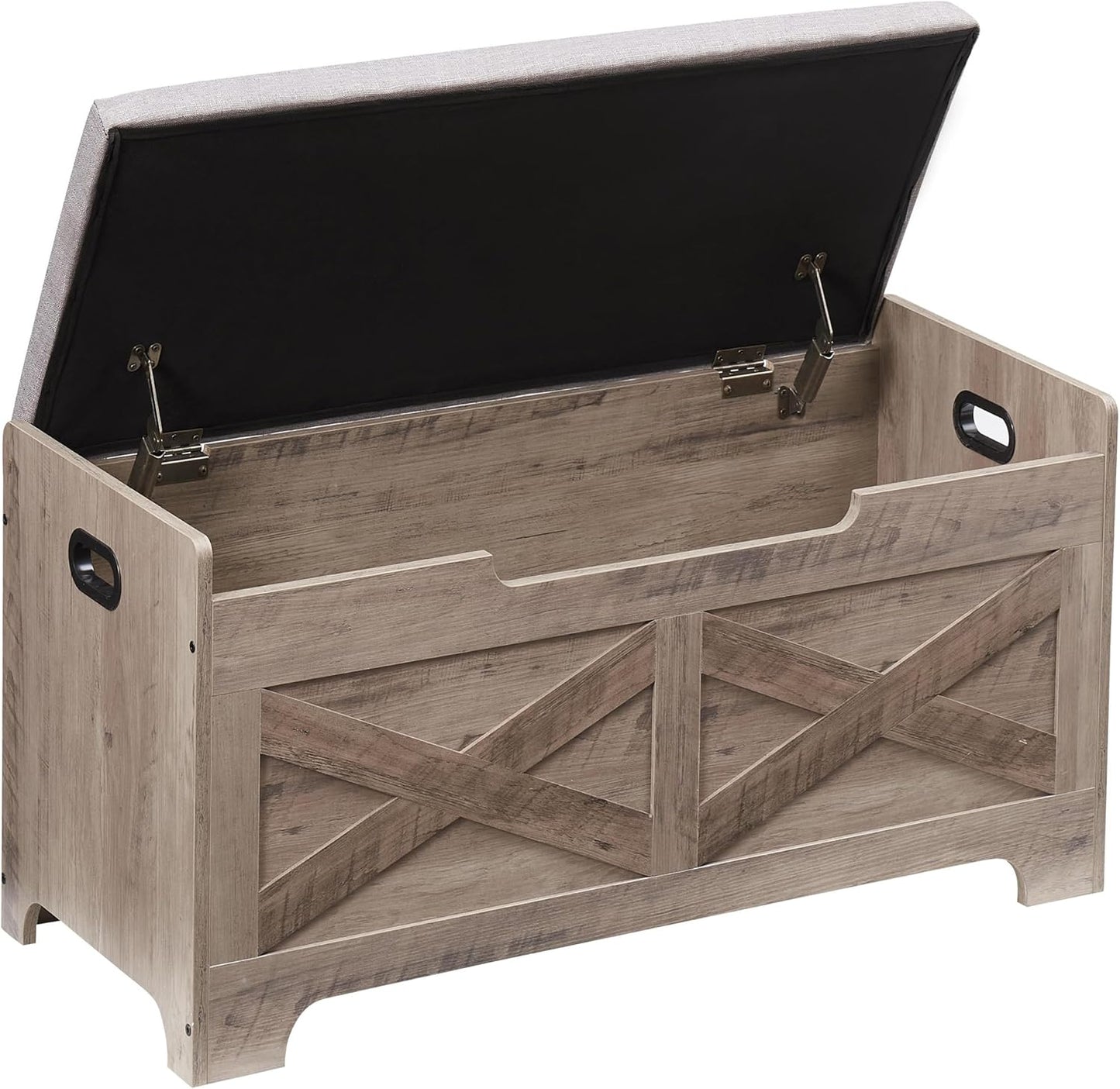 Garvee Lift Top Storage Chest, with Safety Hinge, Retro Color