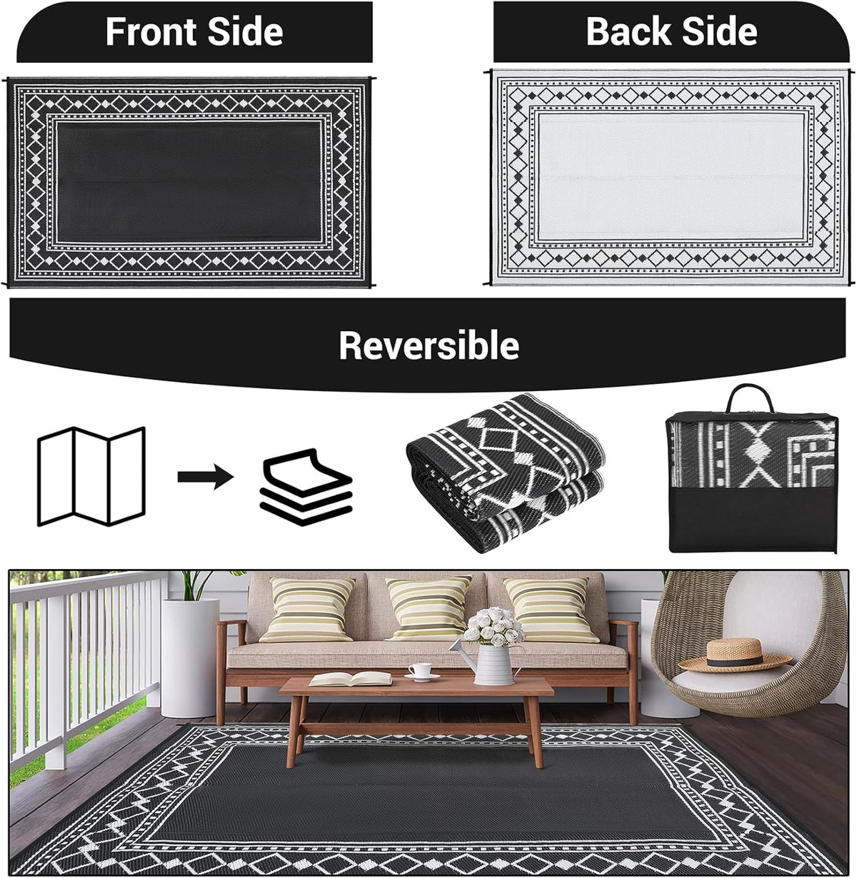 Riedhoff Outdoor Rug, Geometric