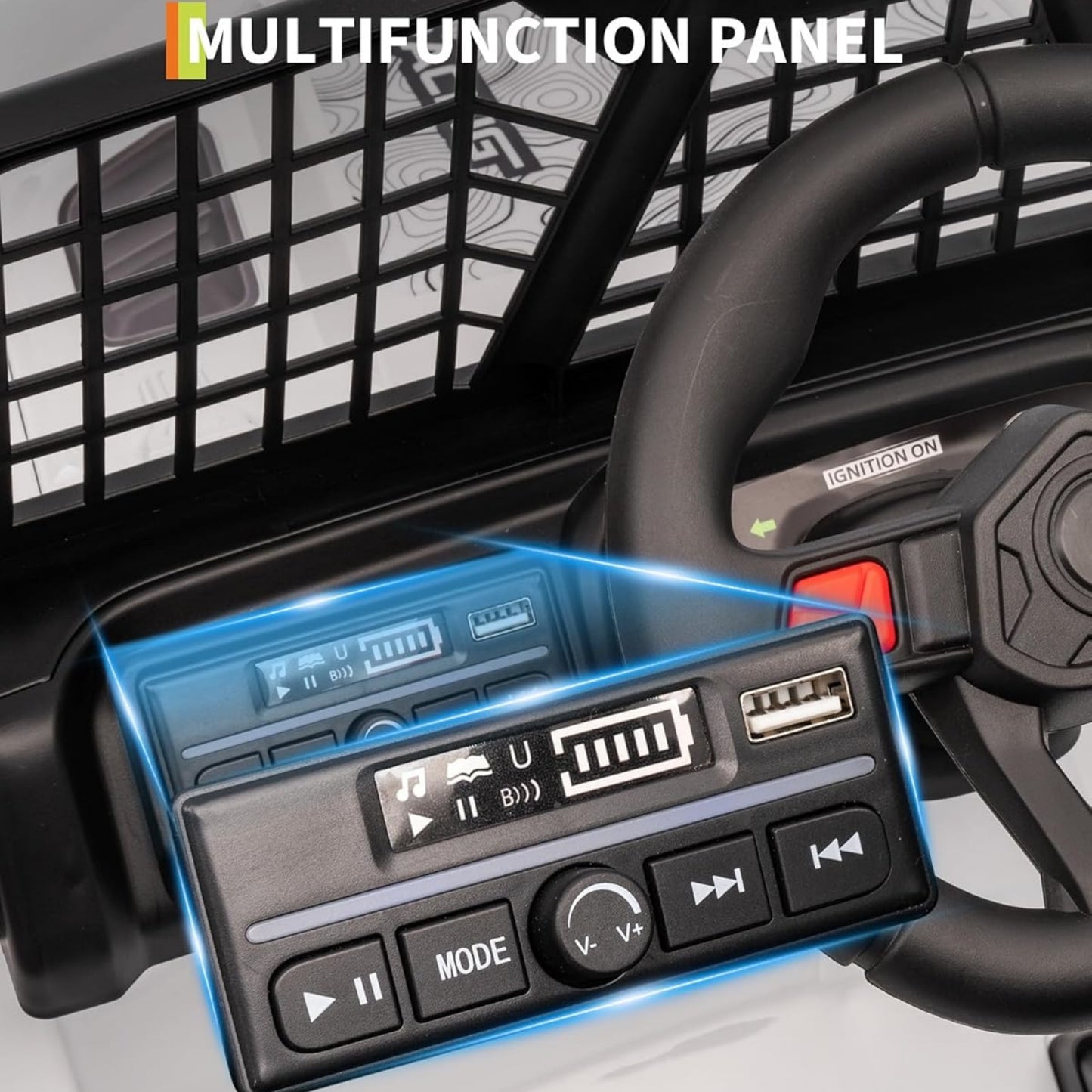 Garvee 12V Kids Ride on Car with Remote Controller, for Children 3-6 Years