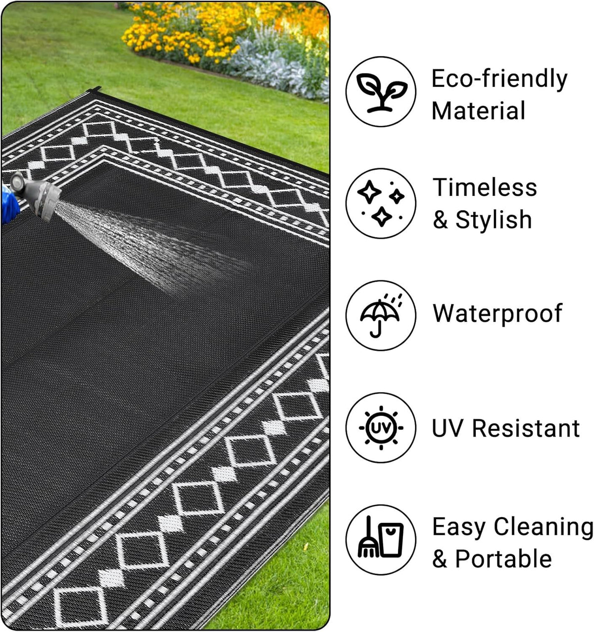 Riedhoff Outdoor Rug, Geometric