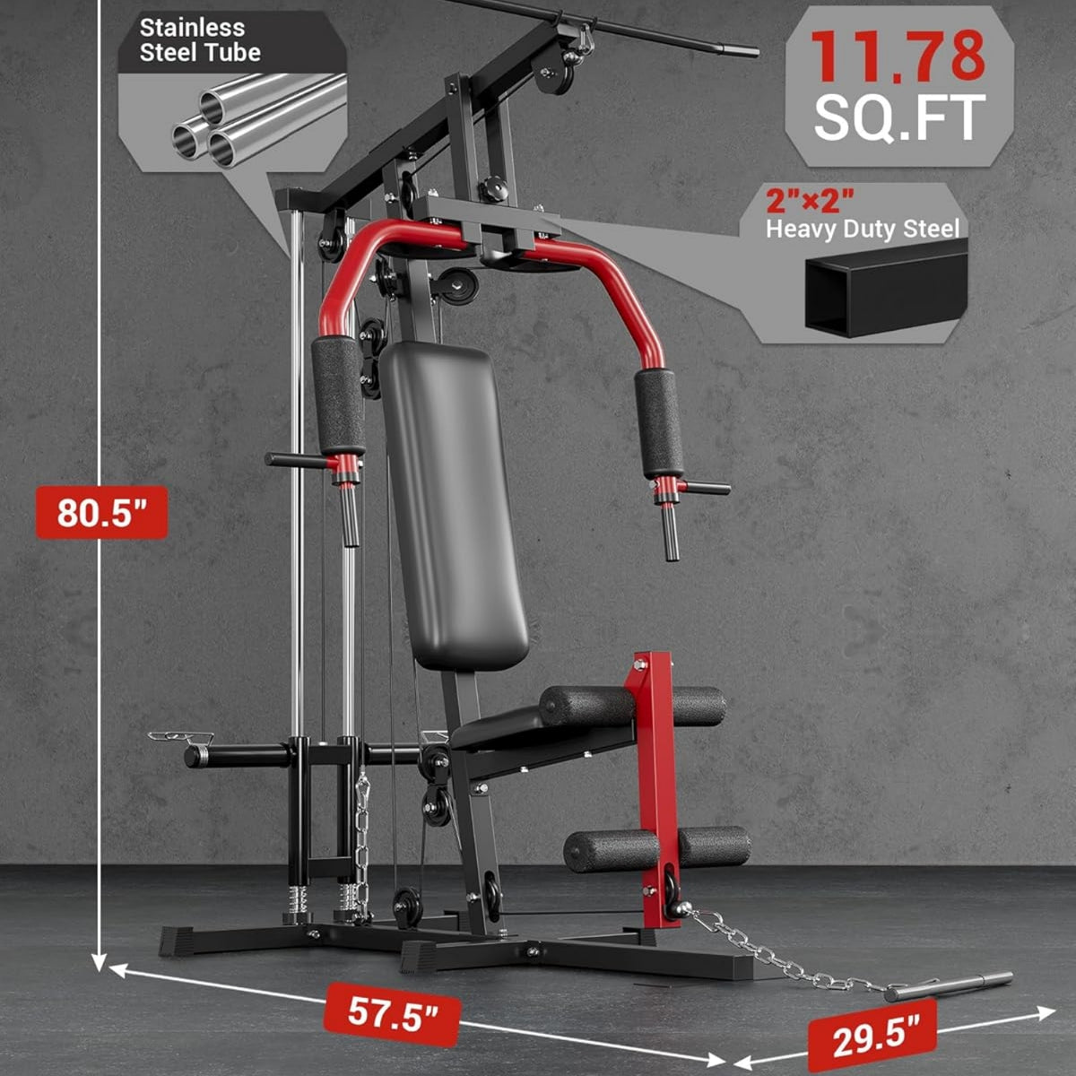 Riedhoff Home Gym Machine, Full Body Workout Station