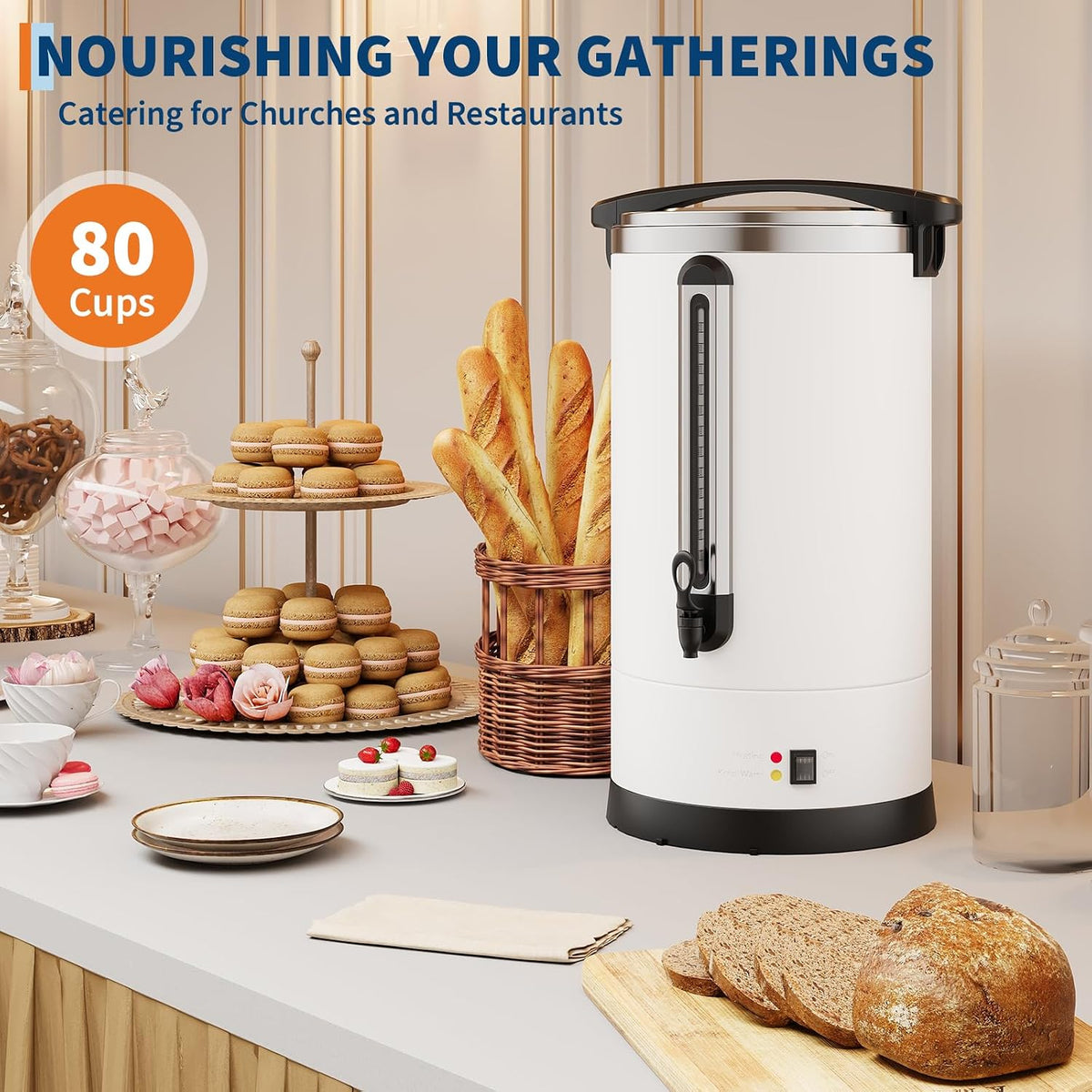 Riedhoff Commercial Coffee Urn, Hot Water Dispenser