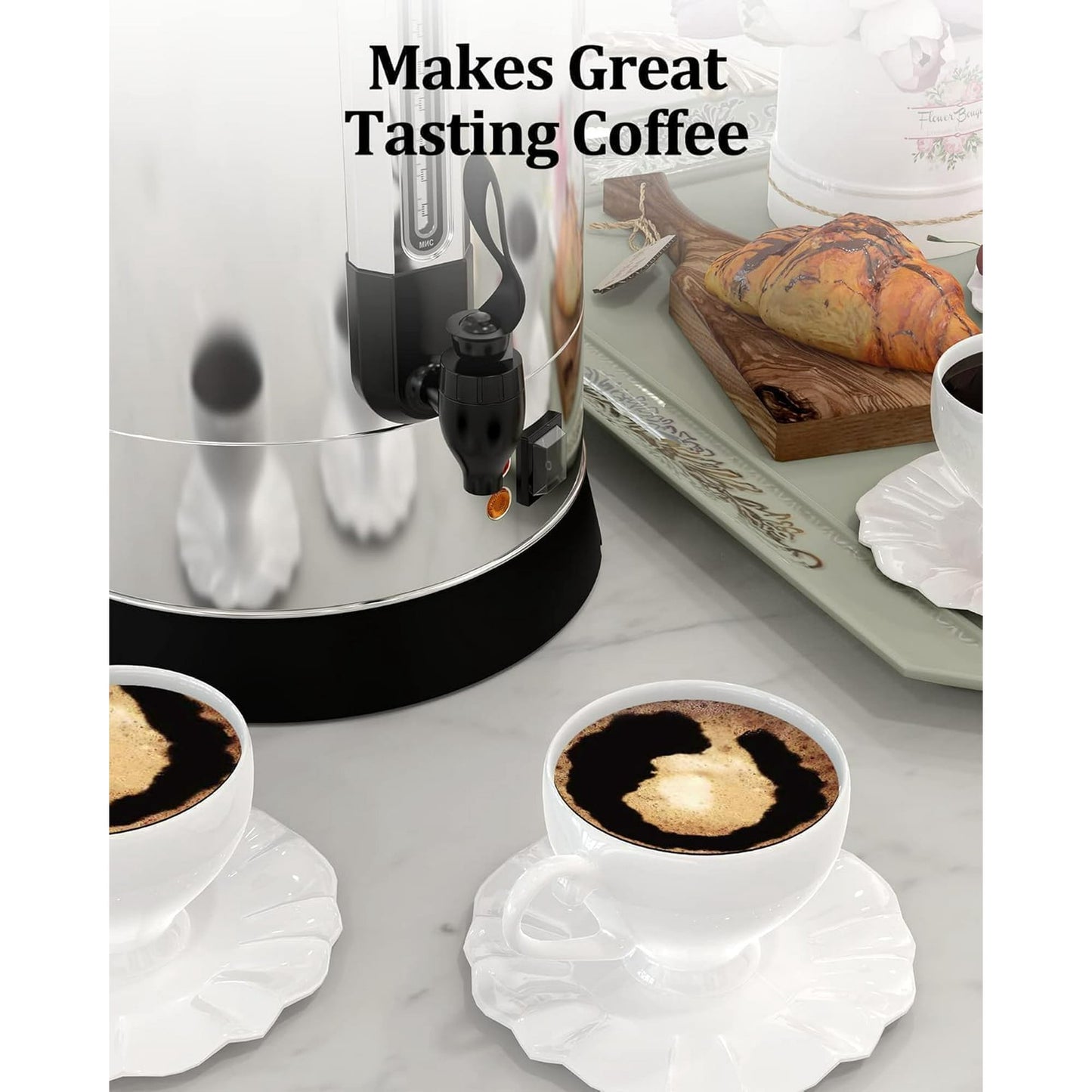 Garvee Stainless Steel Commercial Coffee Urns, Hot Water Dispenser