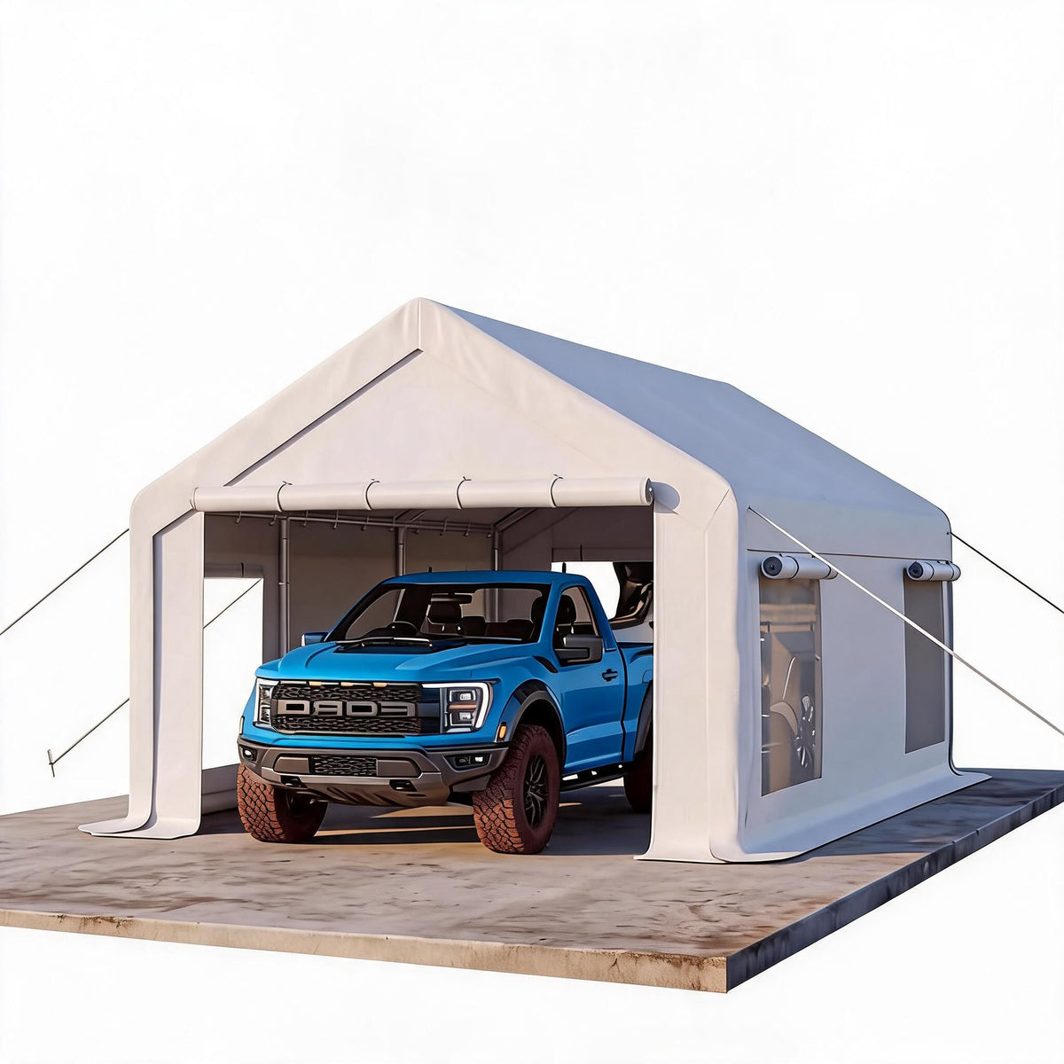 Riedhoff Carport with PE Canopy