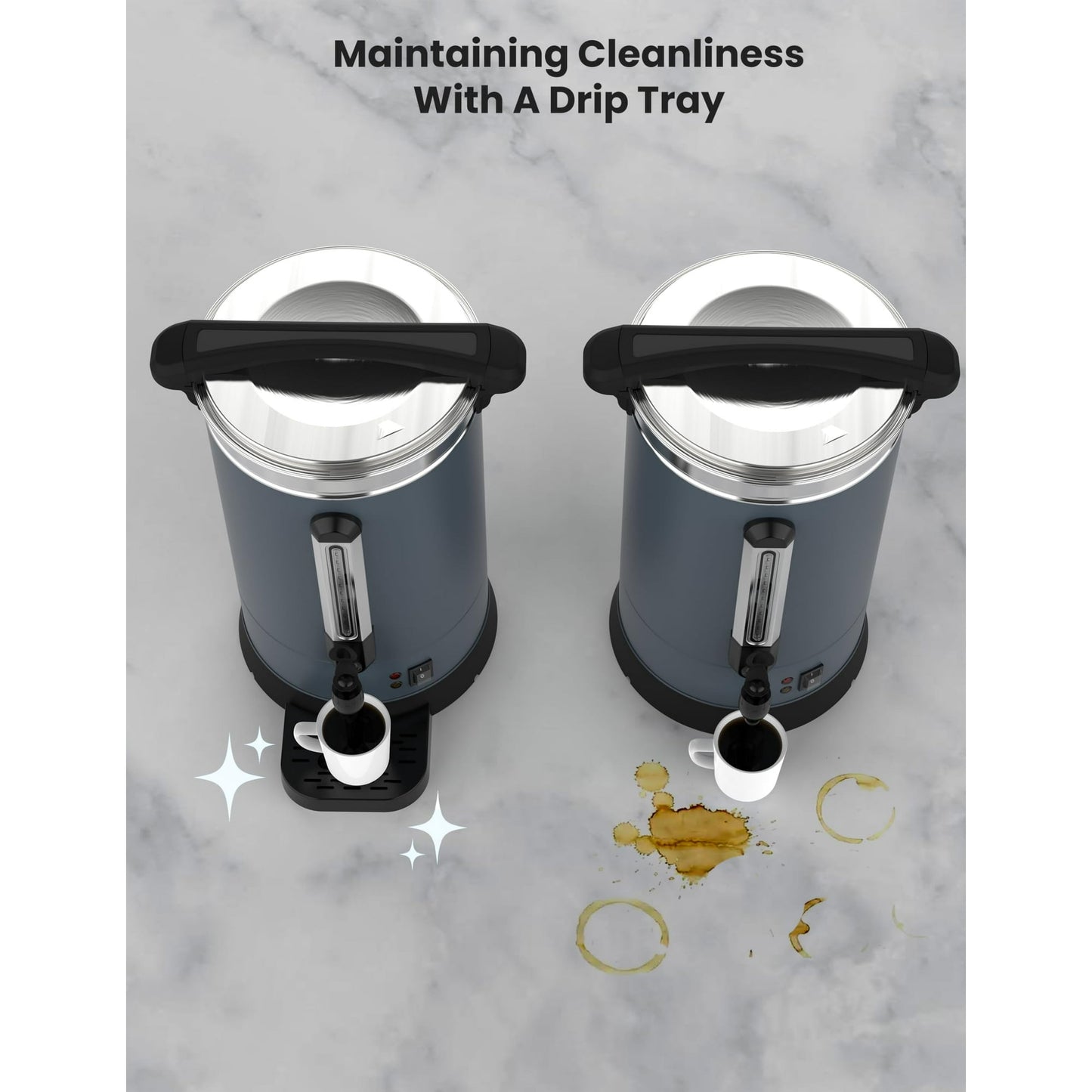 Garvee Stainless Steel Commercial Coffee Urns, Hot Water Dispenser