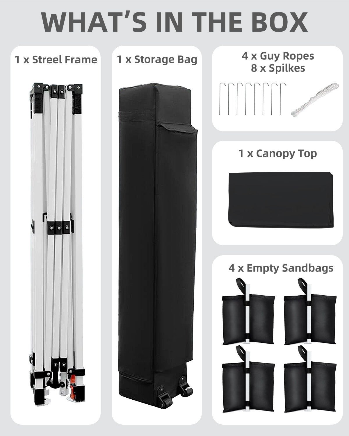Garvee 10 x 10 Ft Pop-up Canopy, One Button Push Setup, Heavy Duty, Portable Roller Bag