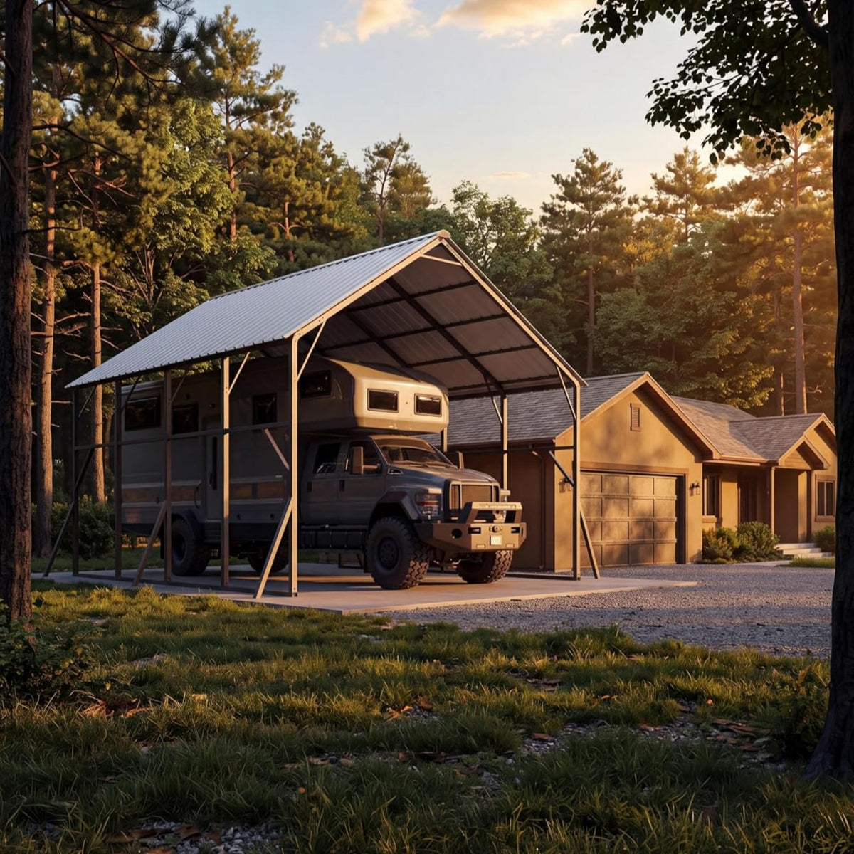 Garvee Metal Carport, Heavy-Duty