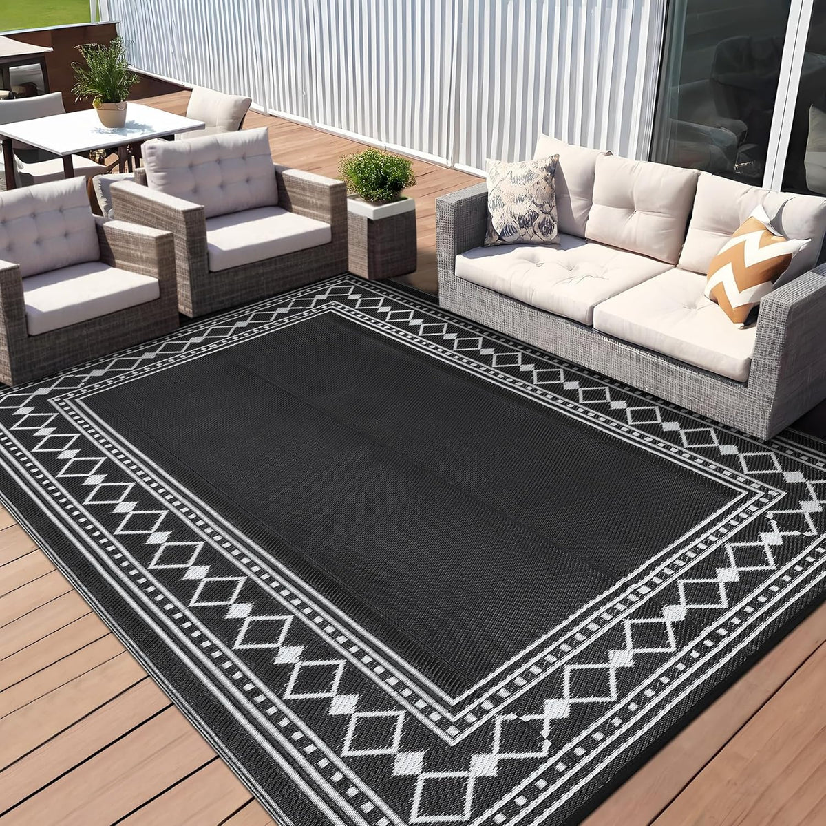Riedhoff Outdoor Rug, Geometric