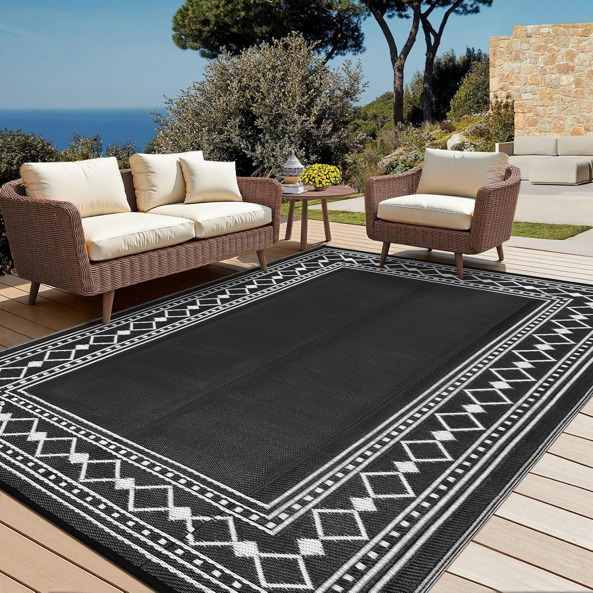 Riedhoff Outdoor Rug, Geometric