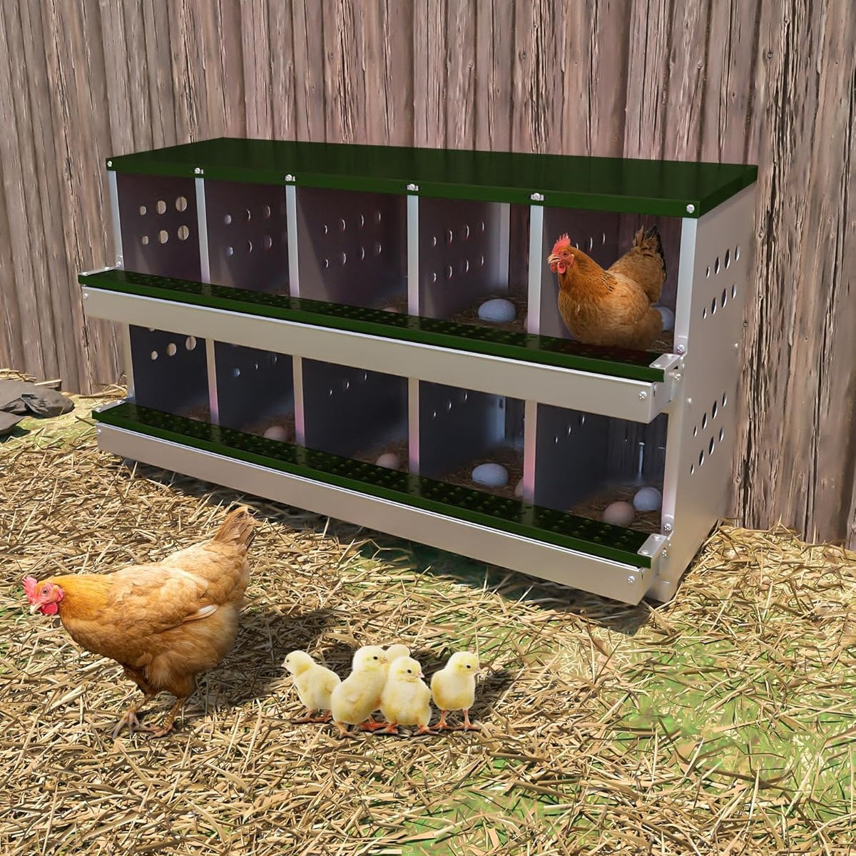 Garvee Chicken Nesting Box for Laying Eggs