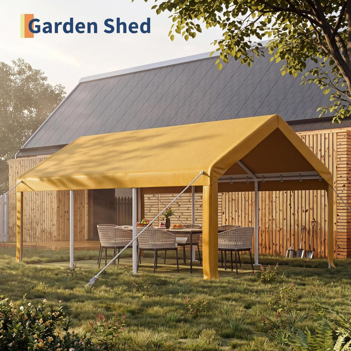 Riedhoff Carport with PE Canopy