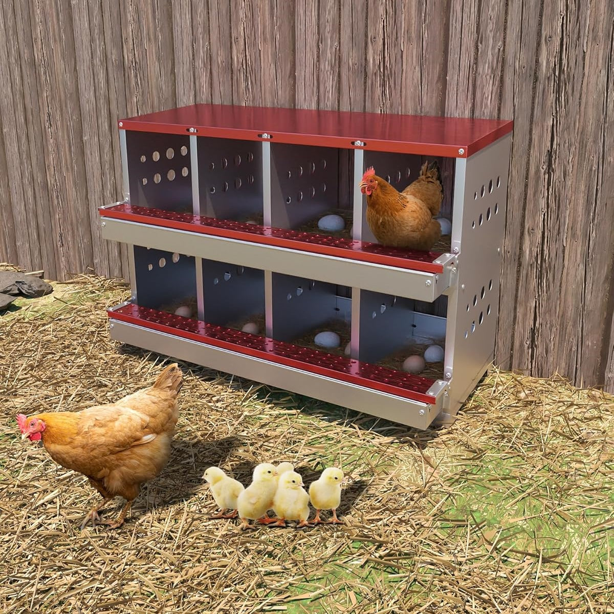 Garvee Chicken Nesting Box for Laying Eggs