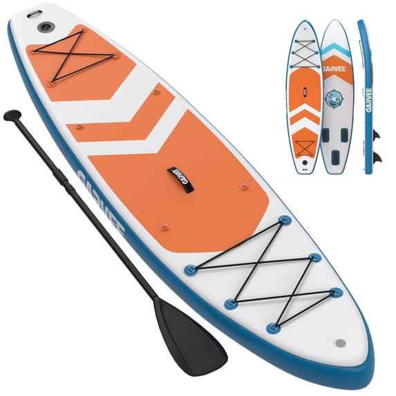 Garvee Inflatable Stand-up Paddle Board, Manual Pump, Camera Mount