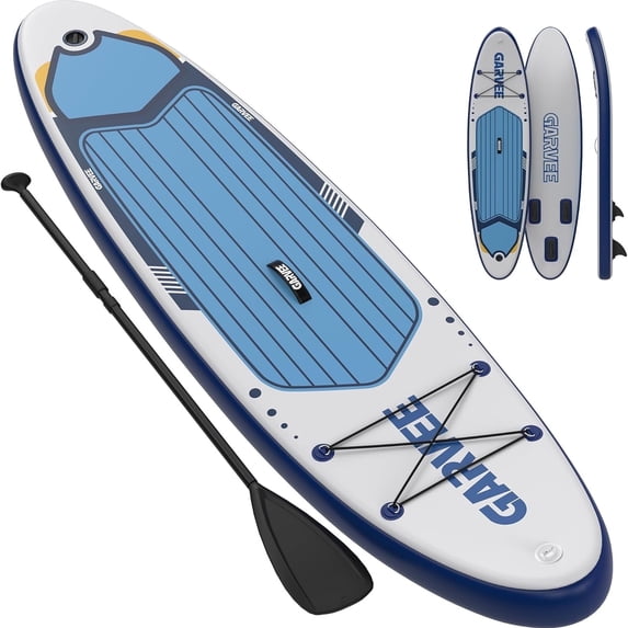 Garvee Inflatable Stand-up Paddle Board, Manual Pump, Camera Mount