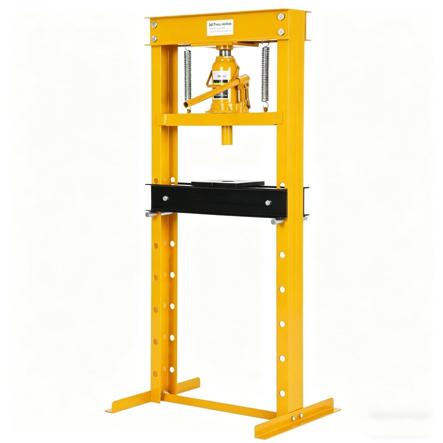 Garvee Hydraulic Shop Press, H-Frame Heavy Duty Steel, Yellow