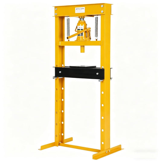 Garvee Hydraulic Shop Press, H-Frame Heavy Duty Steel, Yellow