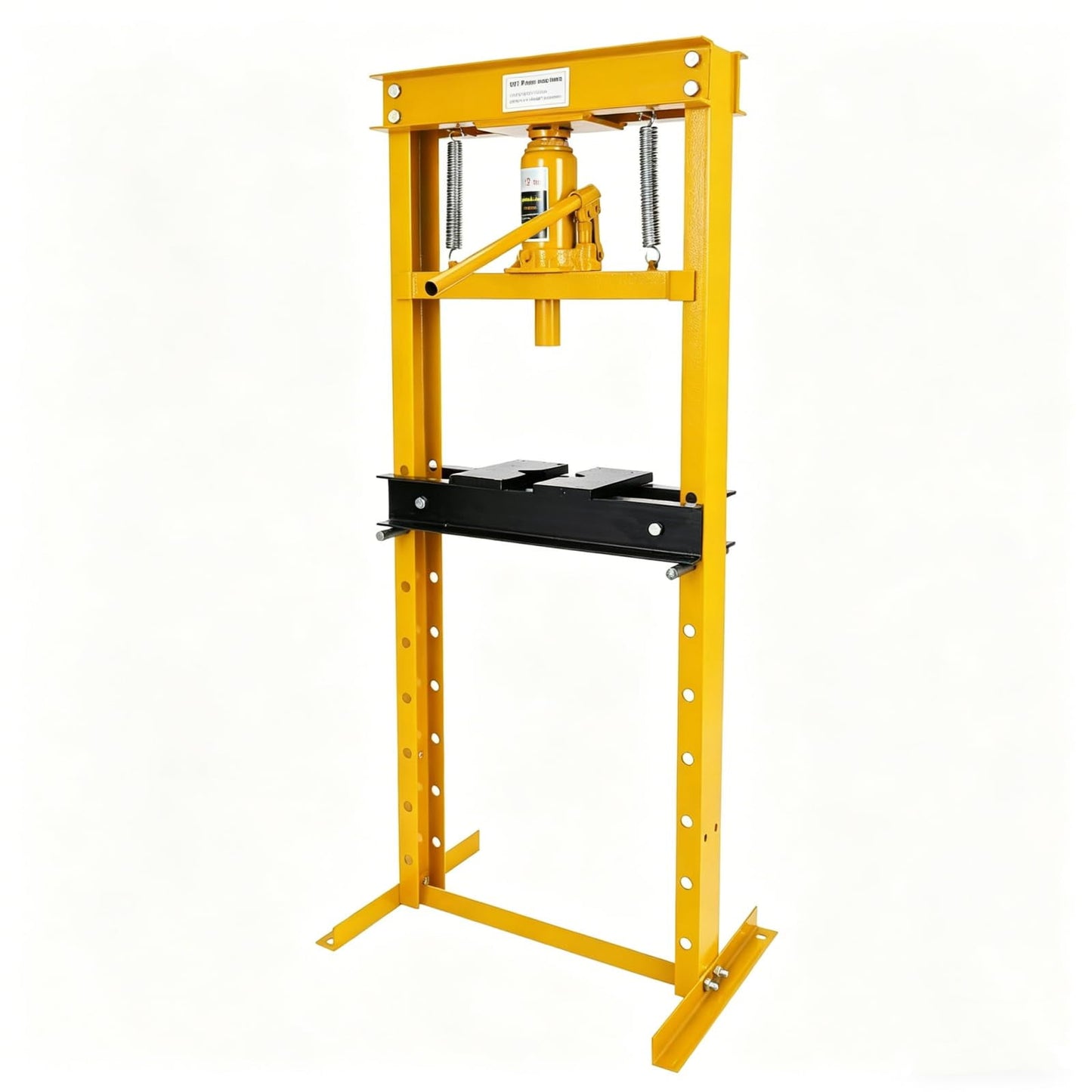 Garvee Hydraulic Shop Press, H-Frame Heavy Duty Steel, Yellow