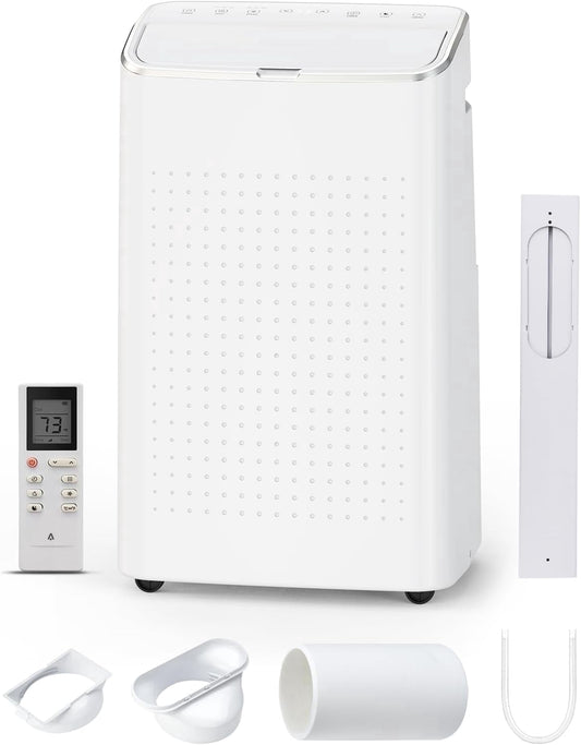 Goldensoil 15000 Btus 3-in-1 Portable AC Unit with Remote Control, Cooling up to 850 Sq. ft,White