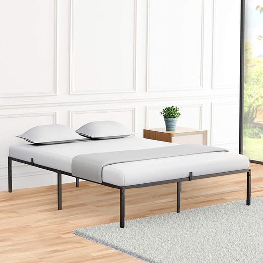 Garvee 13.8 inch Standard Bed Frames, Queen Size, 60.3 x 80 x 13.8", Black