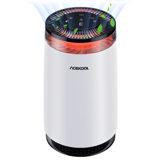 ACEKOOL Air Purifier AD4 with Night Light for Home Large Room UK Plug