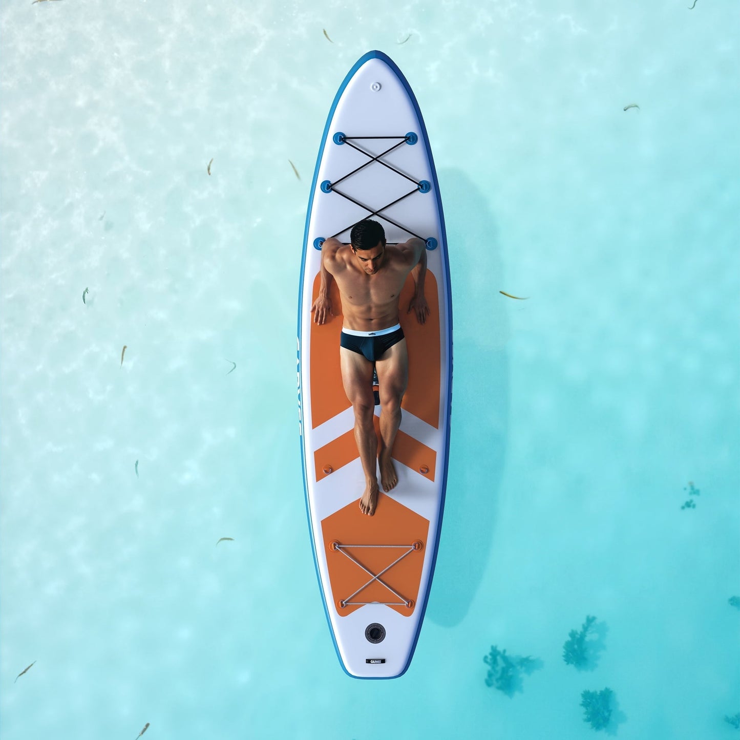 Garvee Inflatable Stand-up Paddle Board, Manual Pump, Camera Mount