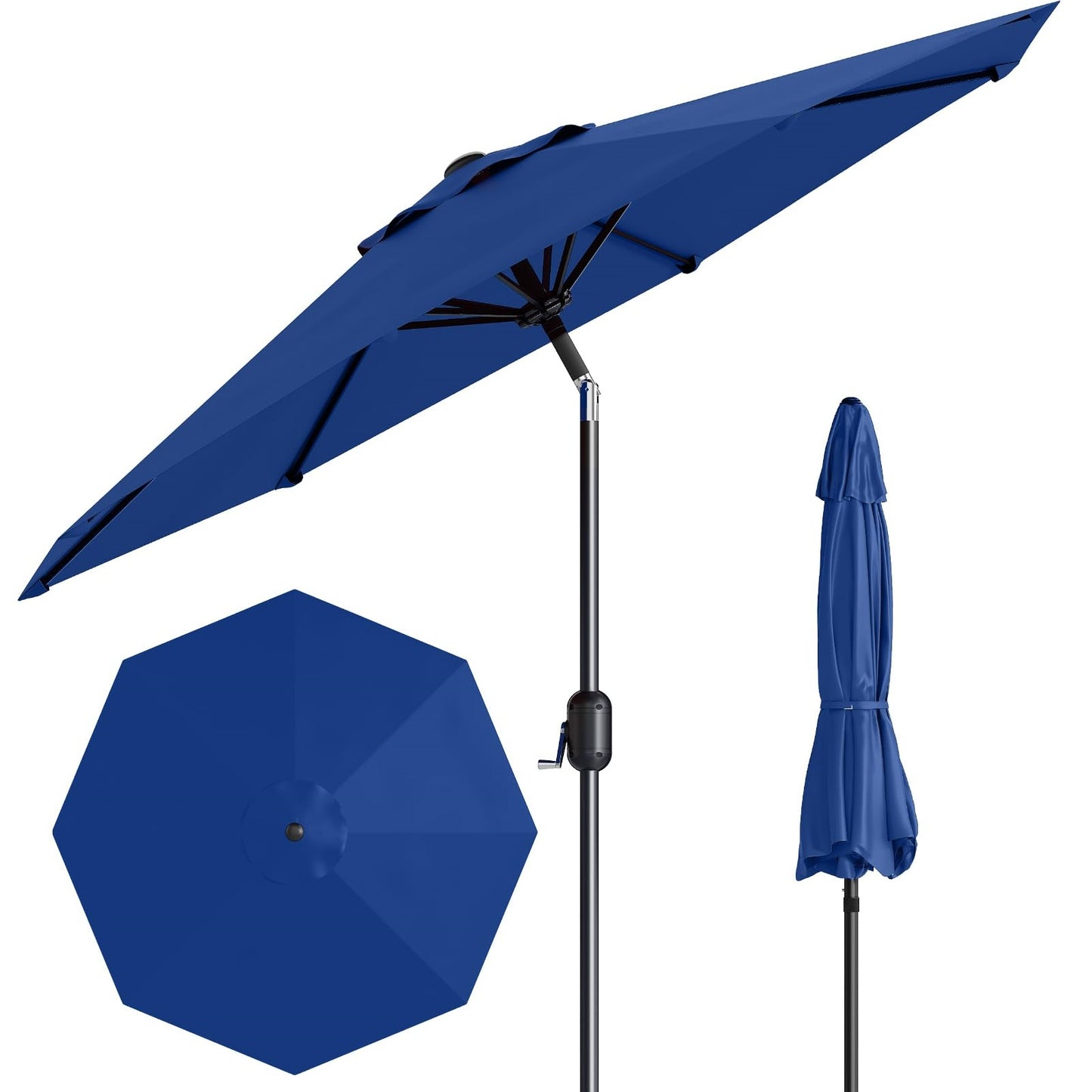 Garvee Outdoor Octagon Patio Umbrella, 8.69 x 8.69 x 7.87 ft, 8 Sturdy Ribs