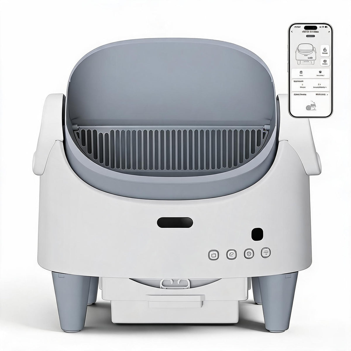 Riedhoff Self-Cleaning Automatic Odor-Control Litter Box, with Smart App Controlled
