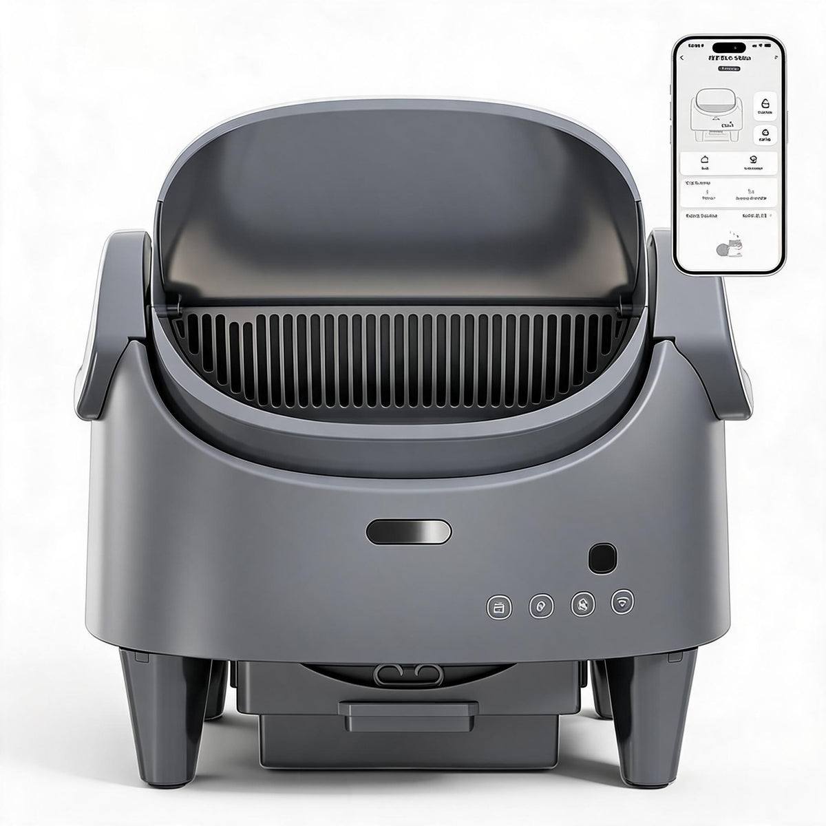 Riedhoff Self-Cleaning Automatic Odor-Control Litter Box, with Smart App Controlled