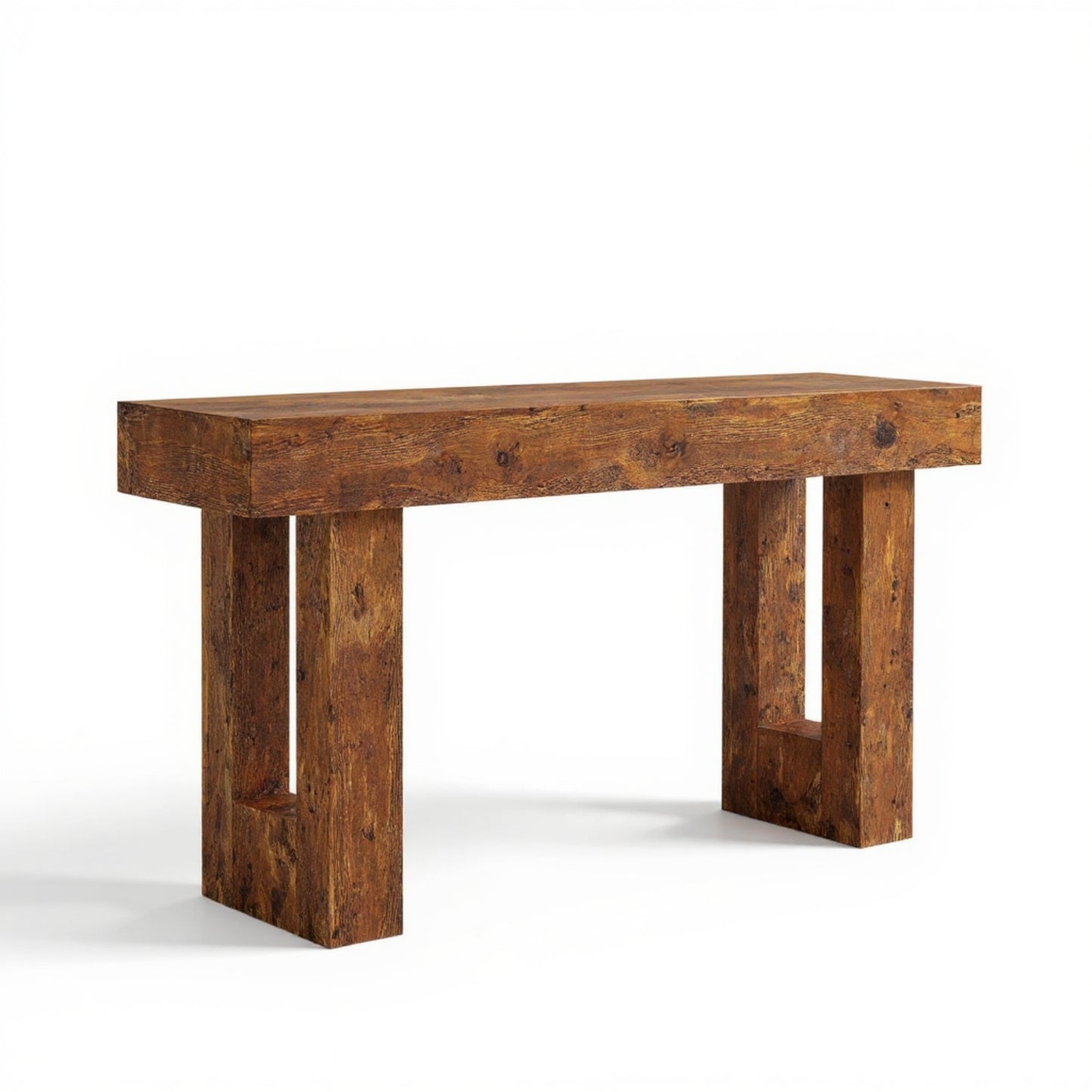 Garvee 63" Console Table for Entryway, Industrial Console Sofa Table