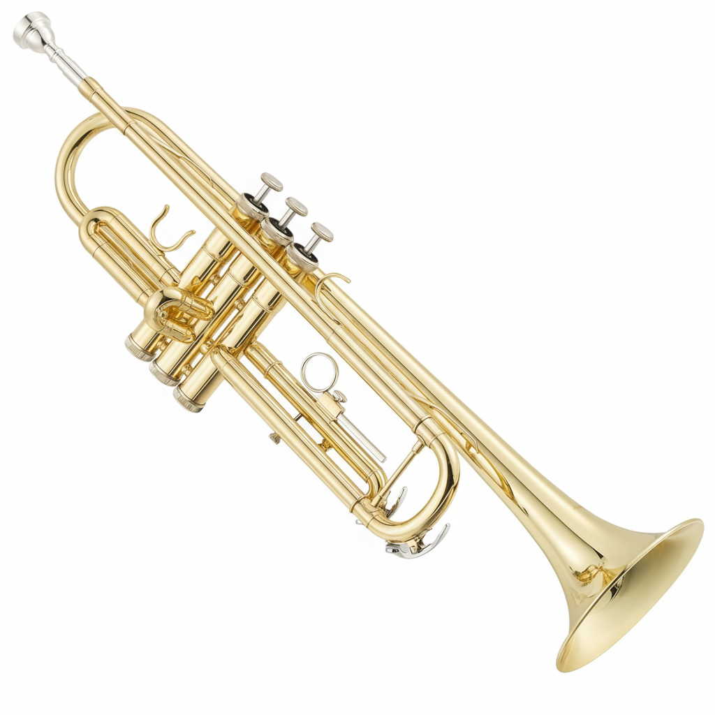Garvee Bb Trumpet Lacquer Brass Complete Set for Beginners