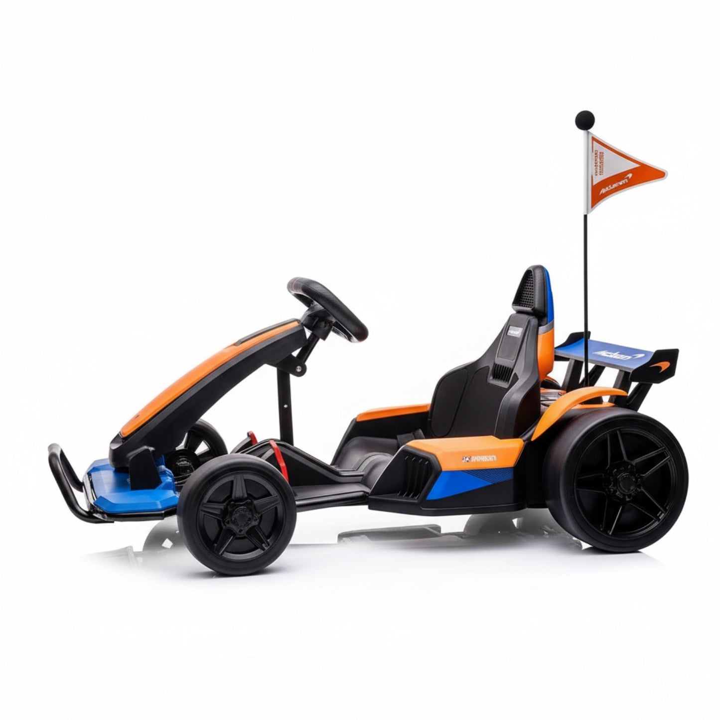 Garvee Kids Go Kart BDM0930, Hetoy Licensed McLaren, 10 Ah Battery, for Age 6+, Orange