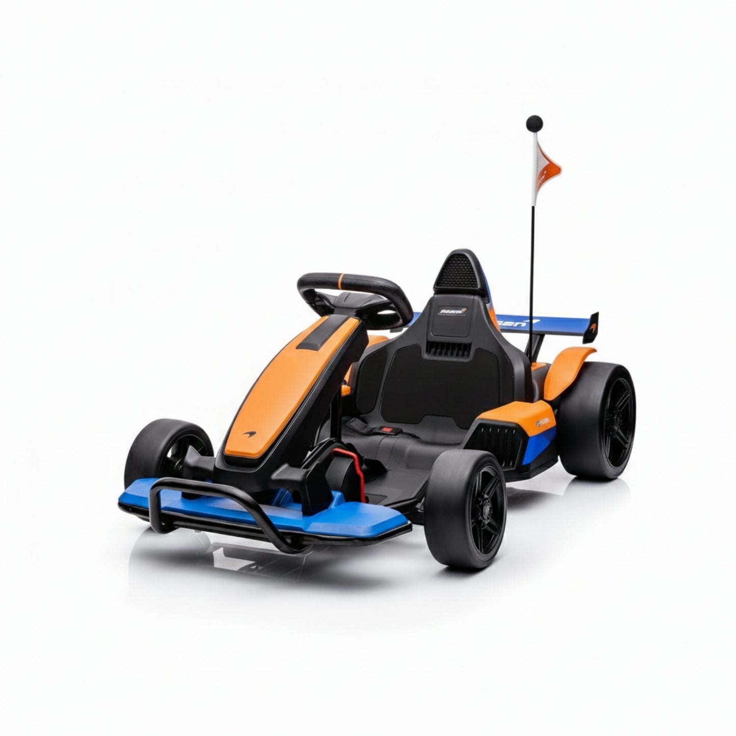 Garvee Kids Go Kart BDM0930, Hetoy Licensed McLaren, 10 Ah Battery, for Age 6+, Orange