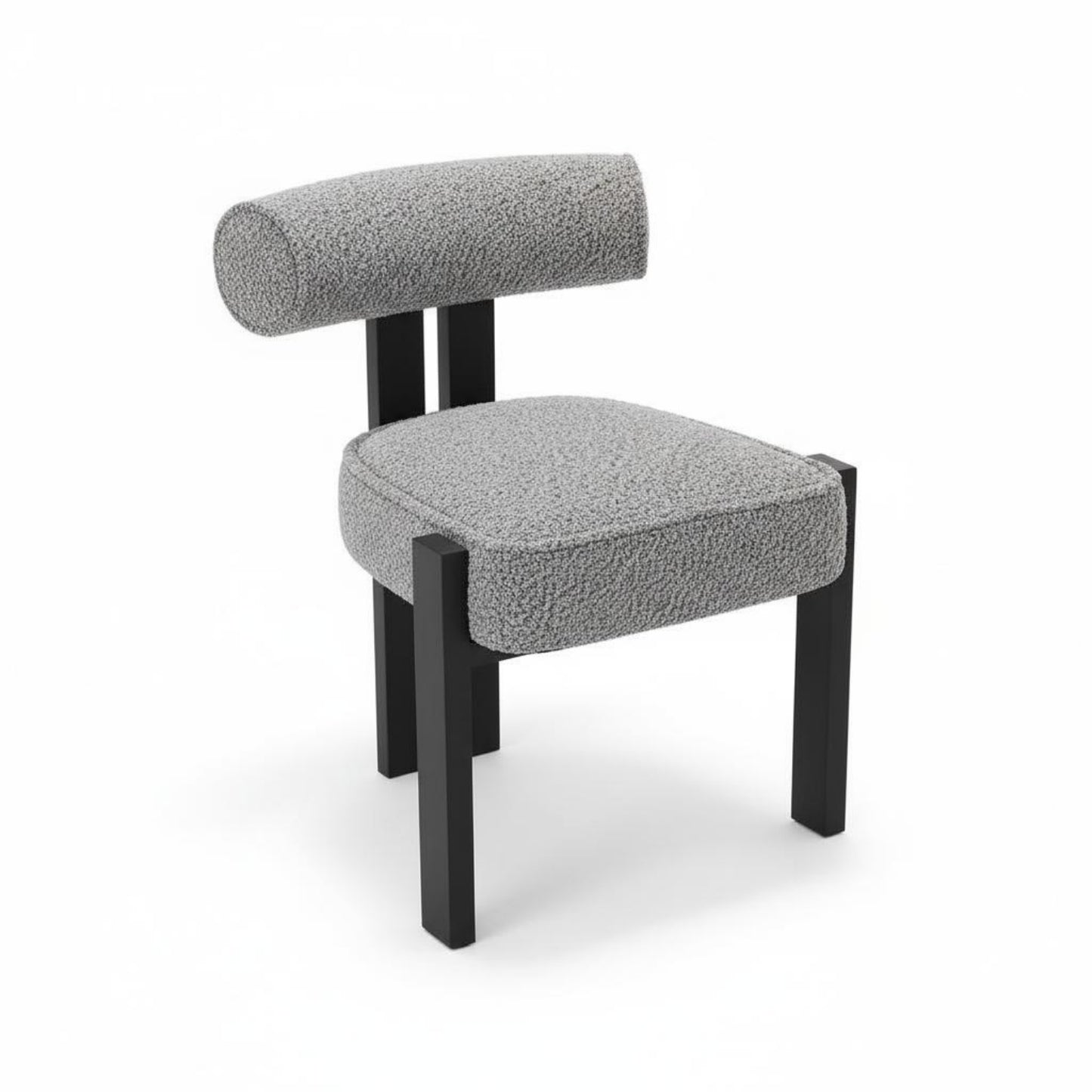 Garvee Upholstered Dining Chair 19.3 x 18.7 x 28.7", Ergonomic Curved Back Support