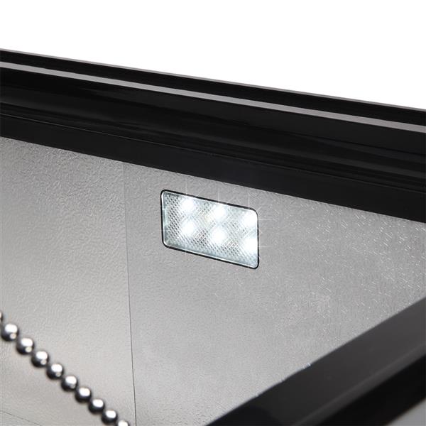 ZOKOP BCD60 60L Compressor Key Display Car Refrigerator Cold Rolled Gray