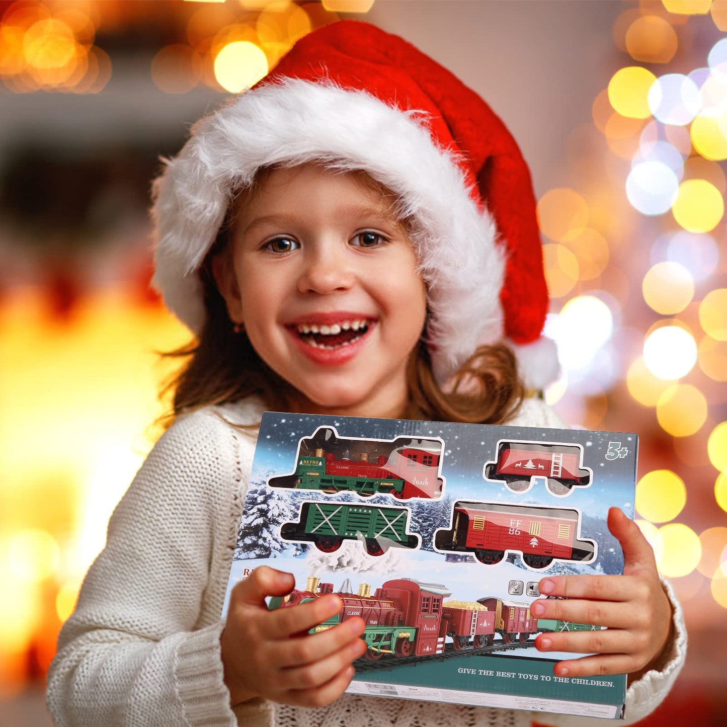 Twister.CK Christmas Train Track Playset