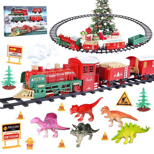 Twister.CK Christmas Train Track Playset