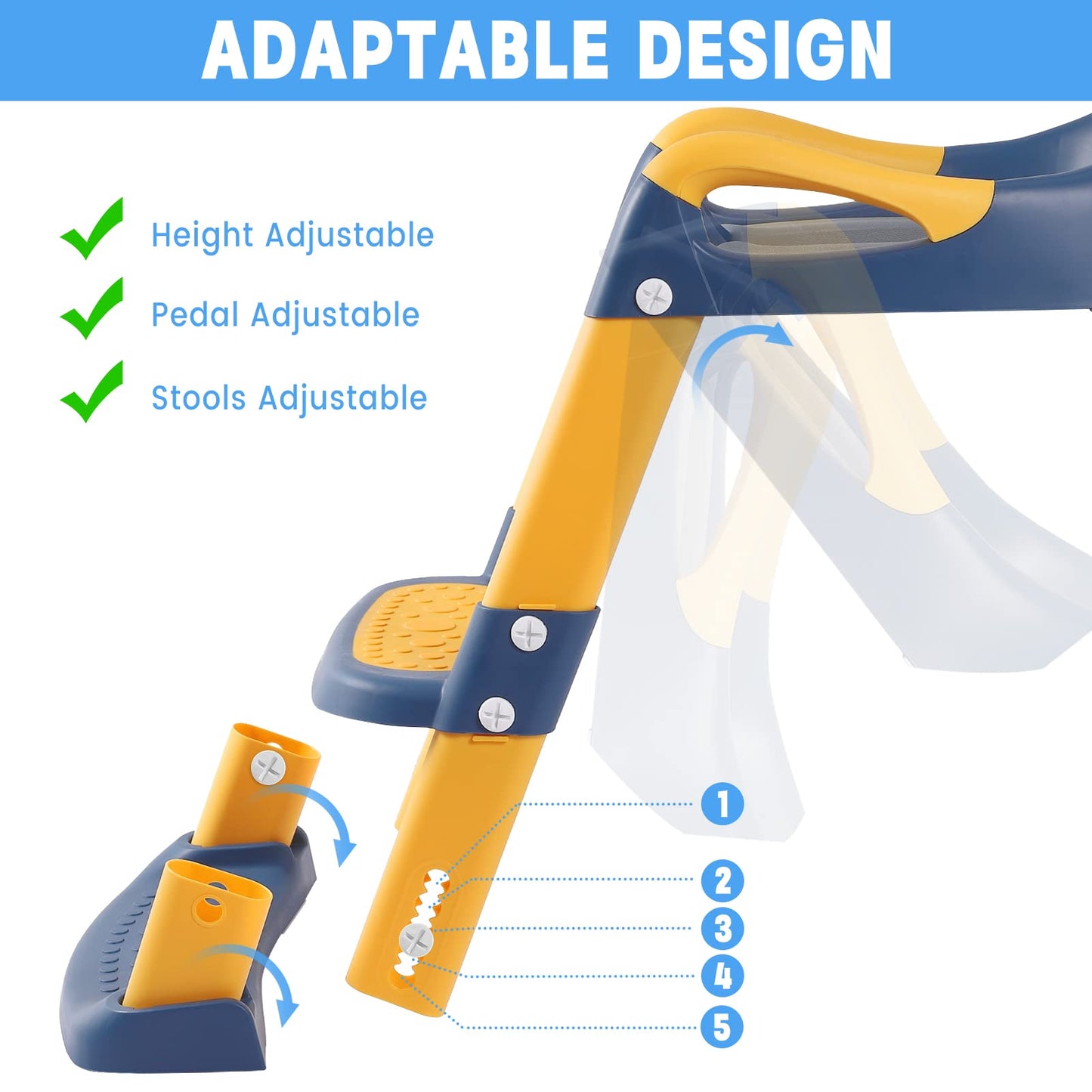 ThinkMax® Potty Training Seat with Step Stool Ladder