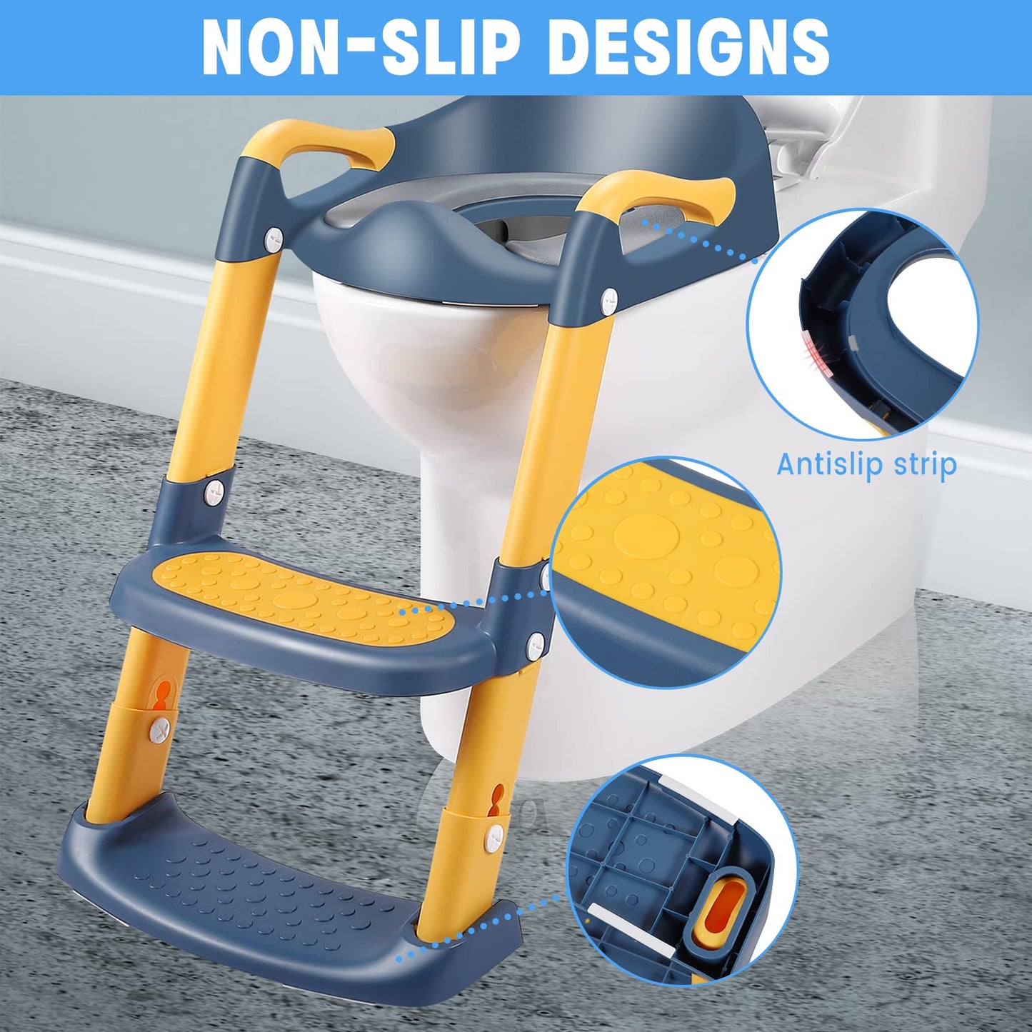 ThinkMax® Potty Training Seat with Step Stool Ladder